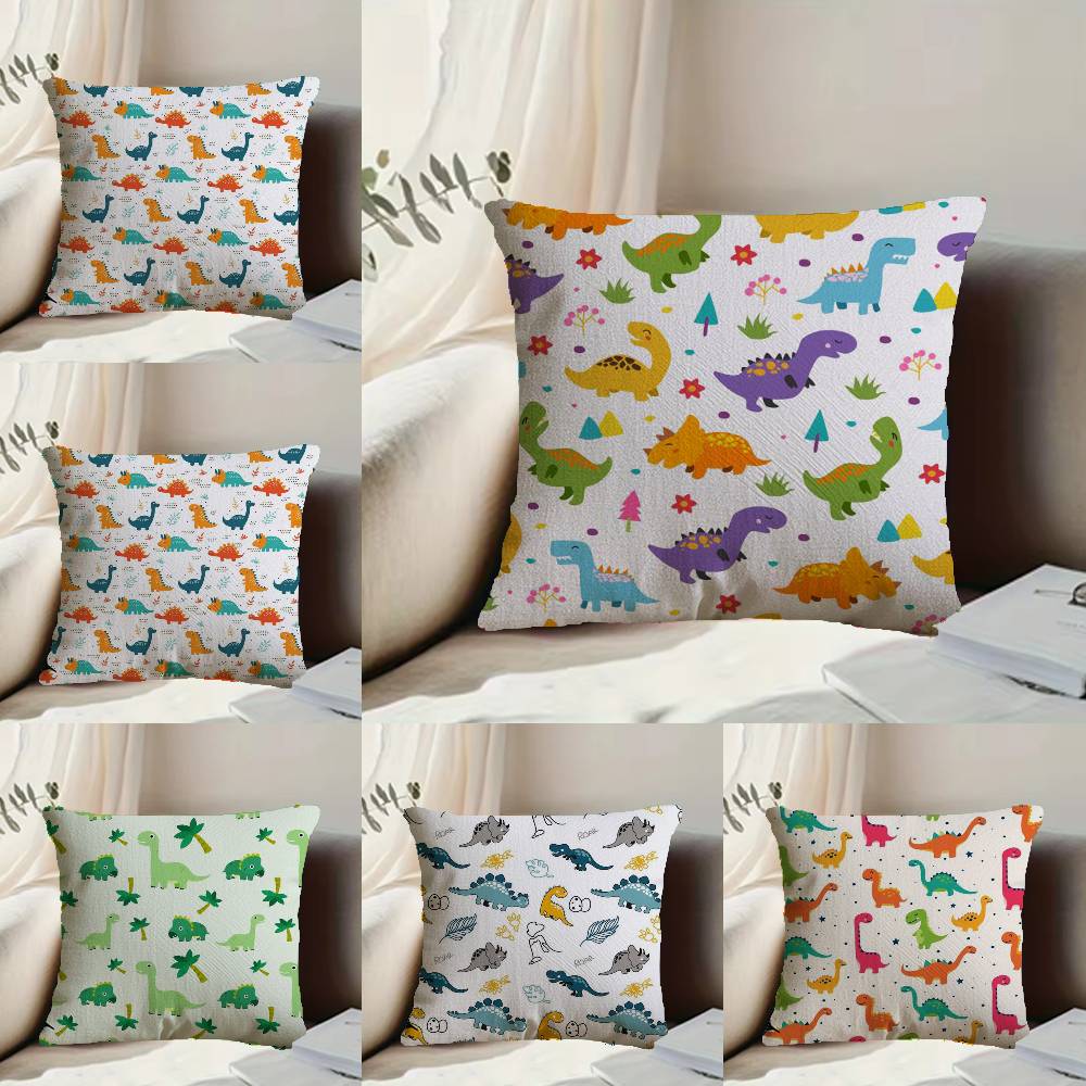 Cute D-Dinosaurs pattern Pillow Case null