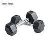 Desert Tango Rubber Coated Hex Dumbbells