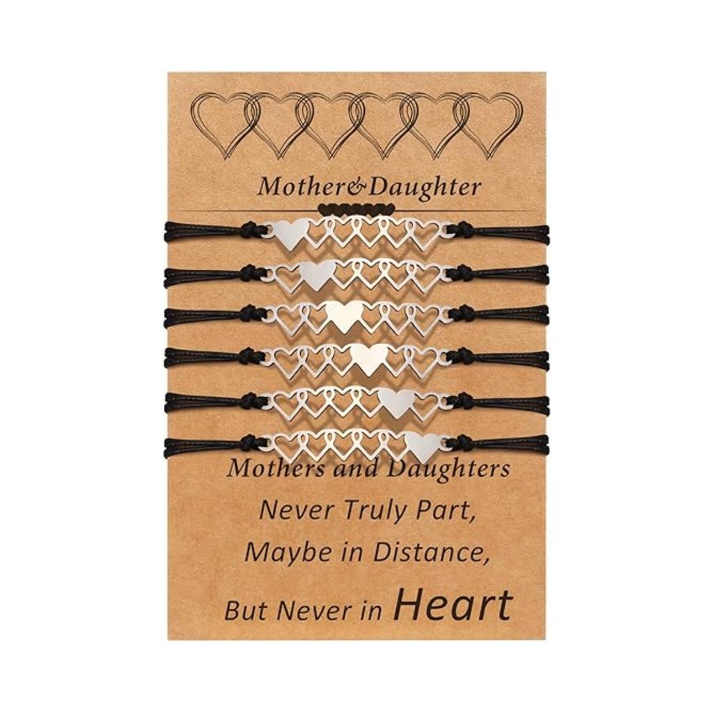 JYL TS Bracelet  Couple Heart Wax Cord Weave Strengthens Intimacy & Bond