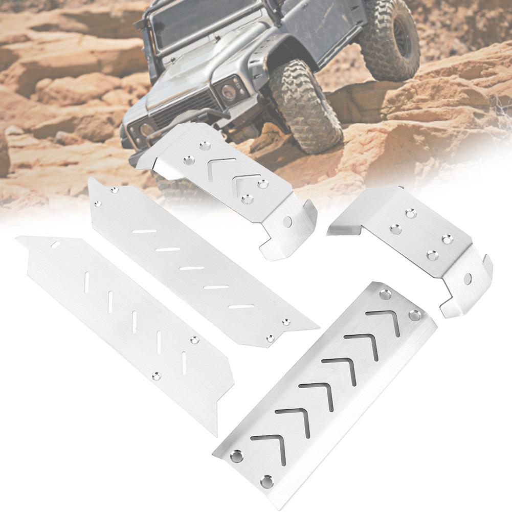 5Pcs Stainless Steel Chassis Guard Plate Board Protector Fit for TRAXXAS X MAXX 1 10 RC Car