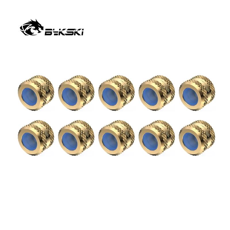Bykski 10pcs/lot Water Cooling G1/4 Fitting OD12mm 14mm 16mm Hard Tube Computer Accesspries Use for Rigid Tube B-FTHTJ-L14 OD12mm