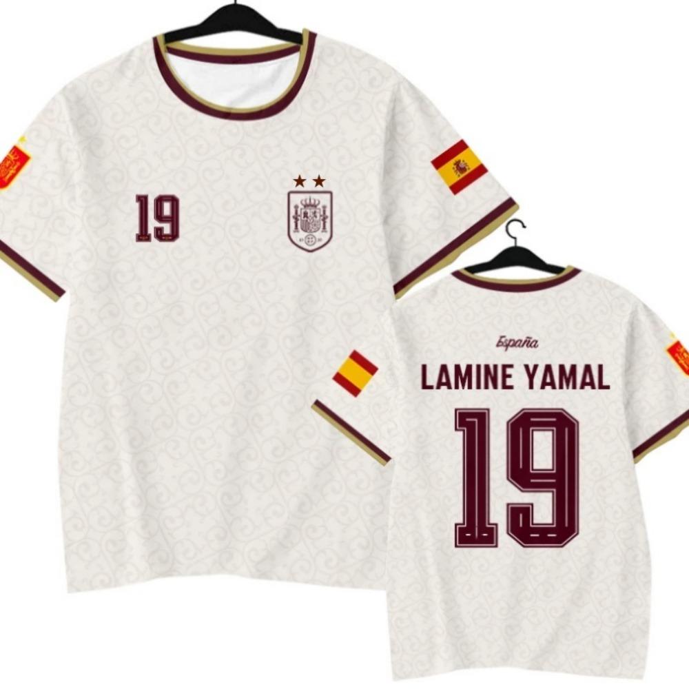 Unisex Football Short Sleeve T‑Shirt Breathable Casual Top for Men Women Kids