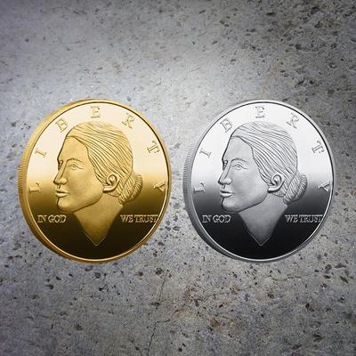 Liberty Commemorative Coins, Three-dimensional, Relief, Metal Crafts, Commemorative Medals
