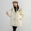 Fashion Winter Hooded Cotton Coat Women Korean Style Loose Thick Warm Long Jacket