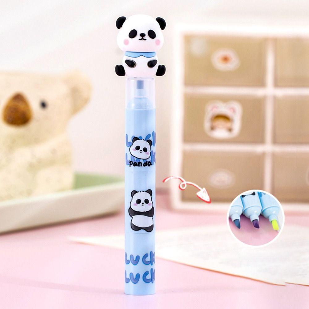 Creative Fluorescent Pen Cartoon Diy Color Ledger Pen Marker Pen  School Office