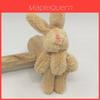Mini 6cm Long Hair Jointed Rabbit Plush Teddy Bear Doll Diy Decor Clothing Gift Box Accessory