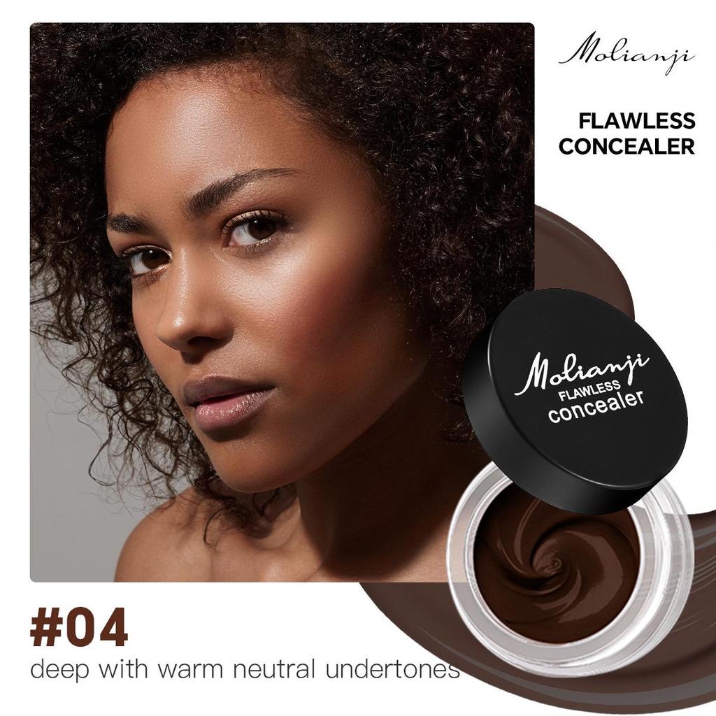 Waterproof Concealer Cream: Brightens Skin, Covers Acne, Freckles, Dark Circles, and Provides Contouring