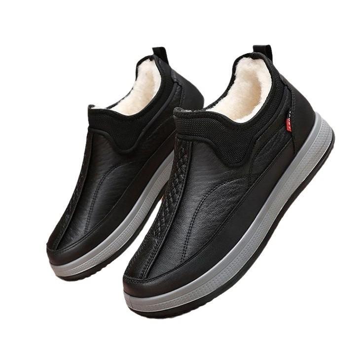 Old man shoes men's winter old Beijing cloth shoes piled thickened warm men among the elderly father cotton shoes