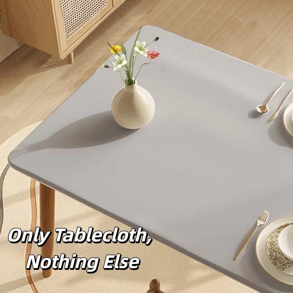 Smooth Imitation Sheepskin Tablecloth Rectangular Desk Protection Cover  Dining