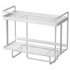 1PC Wrought Iron Punch-Free Toilet Tank Shelf - Above Toilet Storage Rack for Bathroom Organization