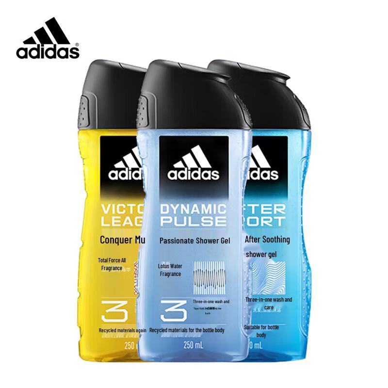 

Adidas Men s 3-in-1 Body, Hair & Face Wash - Passion