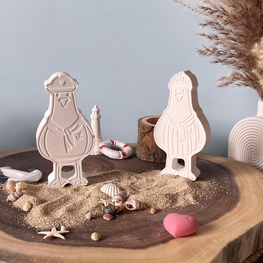 Seagull Silicone Mould Captain Seagull Car Mould Seagull Plaster Ornament Drip Mould