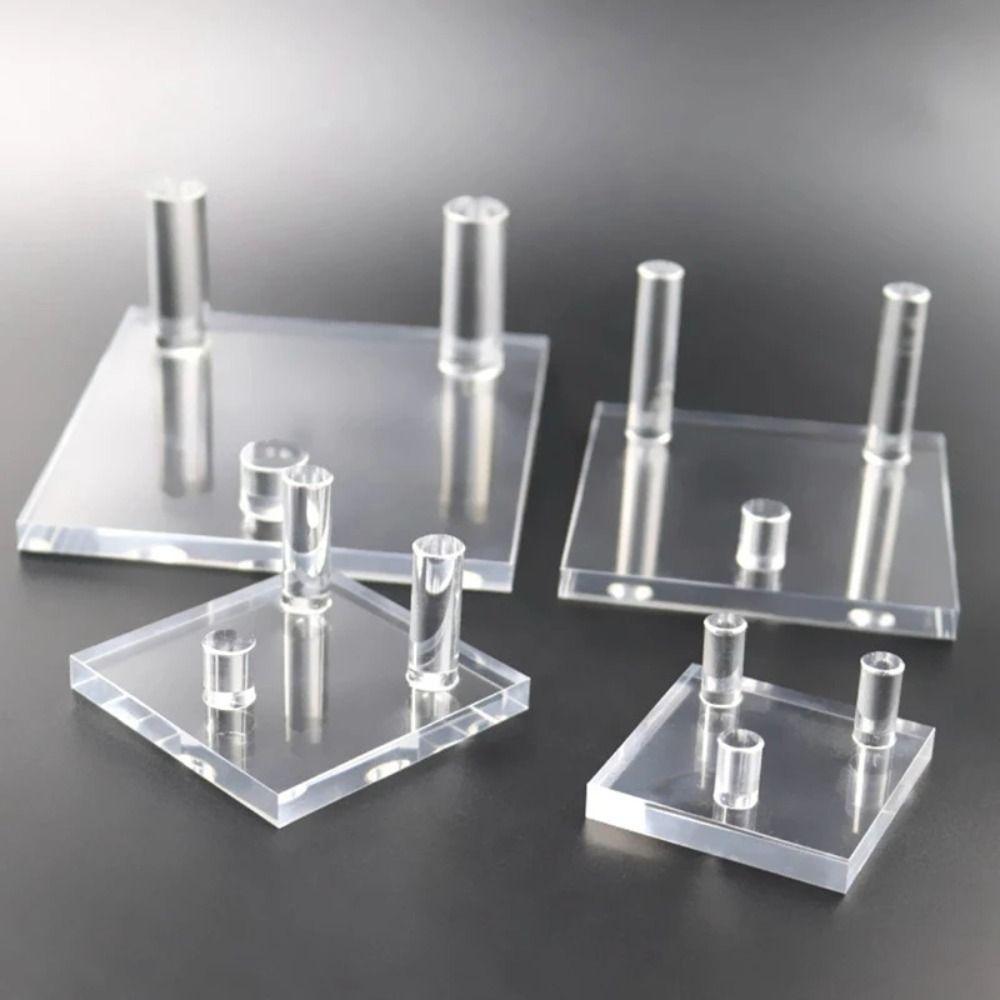 Clear Display Easel Stand Acrylic Coral Holder Organizer Accessories Display Holder  Collectibles
