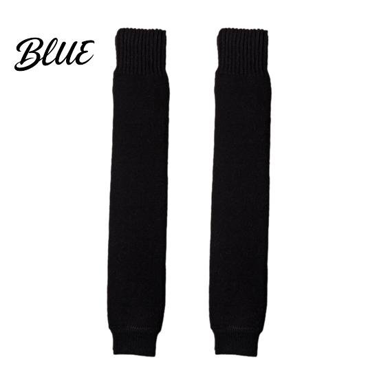 Verdickte Samt Thermosocken Winter Beinwärmer für Damen, Über das Knie Oberschenkelhohe Socken, Winddichte Abdeckungen Tägliches Pendeln Weiche Ärmel, Plüschgefüttert