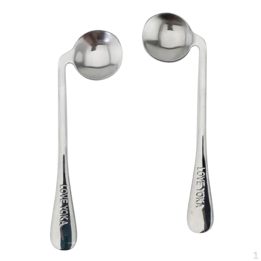 

2 шт. Изогнутые угловые ложки из нержавеющей стали