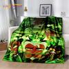 2025 H-Helluva Boss Blitzo Cartoon Soft Blanket,Soft Throw Blanket for Home Bedroom Bed Sofa Picnic Travel Cover Child Gift