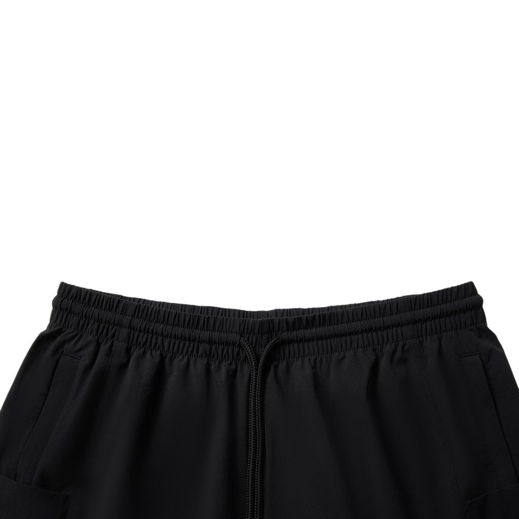 Li-Ning Comfortable Simple Versatile Loose Fit Solid Color Five-Point Casual Shorts Men Shorts Black AKSV207-2