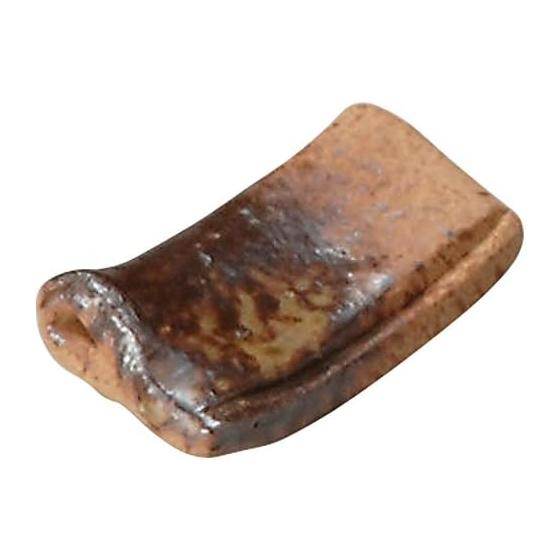 Yamashita Kogei Chopstick Rest, White, 5.5x2.8cm, Handmade Bizen-style Rectangular Stackable Chopstick Rest, 14083560, Commercial Tableware for