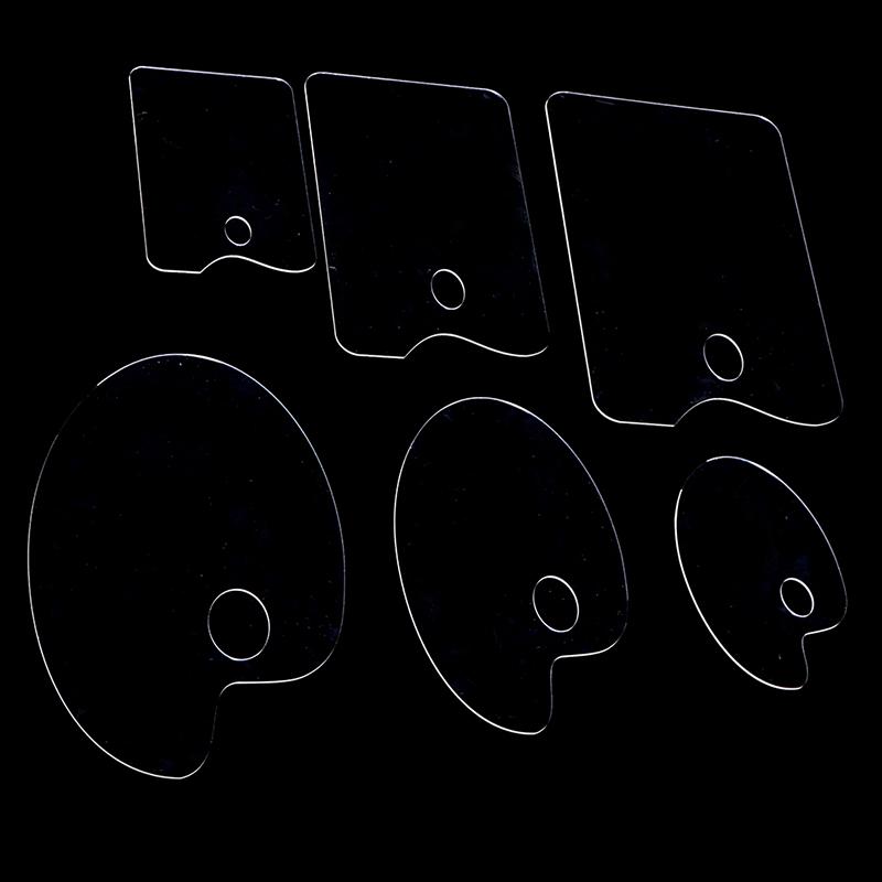 1 Stk. Transparente Acryl Künstlerfarben Mischpalette Aquarellpalette Pigmenttablett