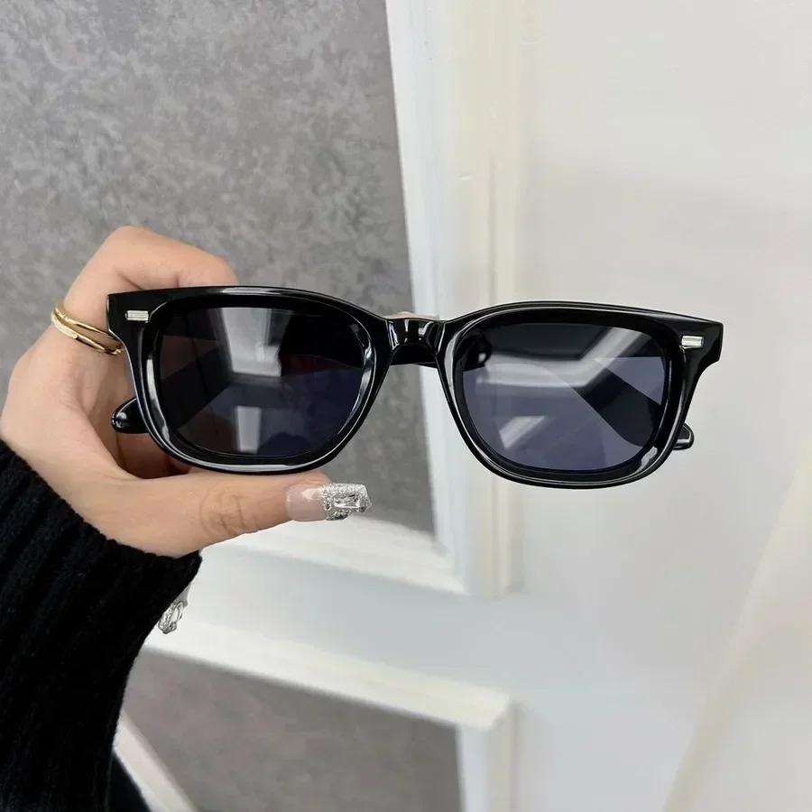 Classic Square Sunglasses Women Men Minimalist Fashion Female Male Retro Casual