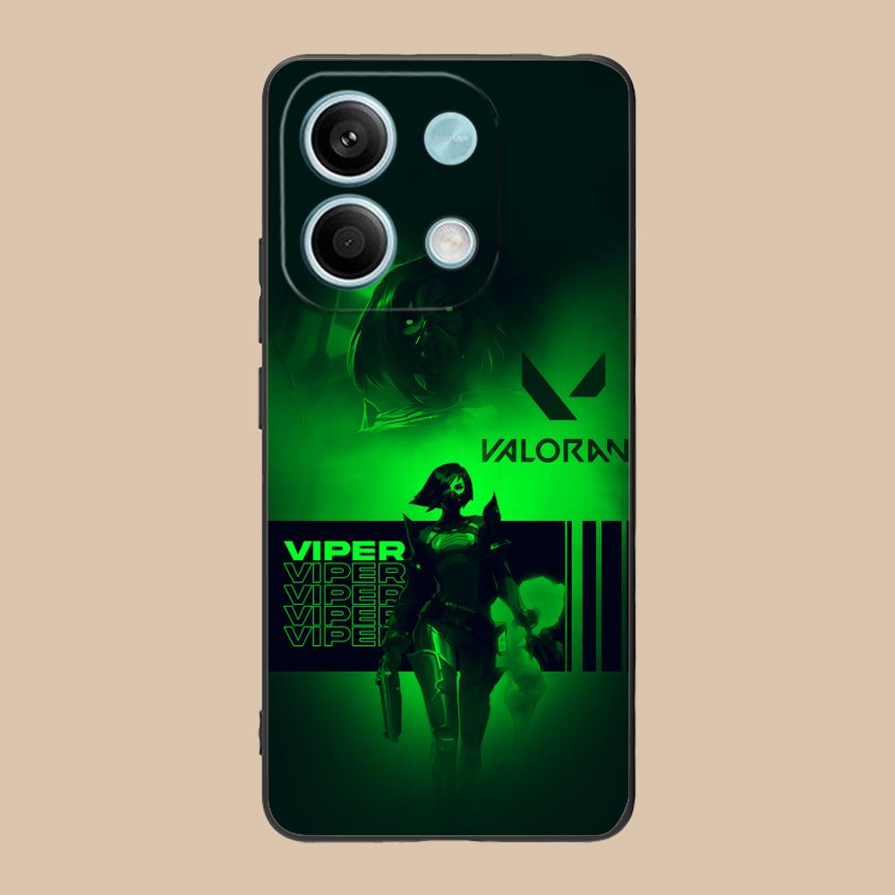 

Valo Viper Phone Case for POCO M7 M6 M5 M4 M3 X7 X6 X5 X4 X3 Pro GT 5G Soft TPU Shockproof Cover Poco X3 GT
