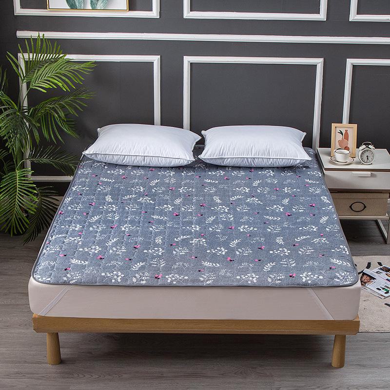 Washable Soft Mattress Pad - Single/Double Sizes for Dorms