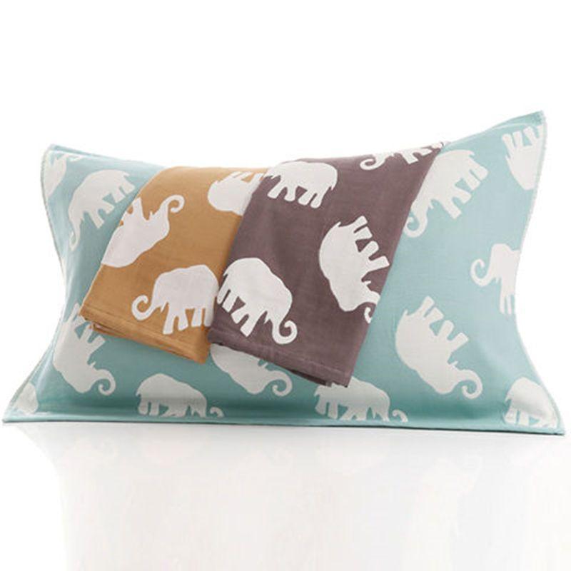 

Или Пятислойная Марля Чистый Хлопок Полотенце для Подушки Мягкая Наволочка для Подушки для Пары Не Скатывается Летняя Дышащая Ткань Полотенце для Подушки Ручной Работы Упаковка из Двух Штук Three layers of small fish * yellow 52*75