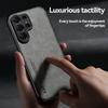 Skin Feel Leather Phone Case for Samsung Galaxy S23 S24 S25 FE S26 Ultra Plus A57 A37 A17 A07 A26 A06 A36 A56 A16 Cover Luxury