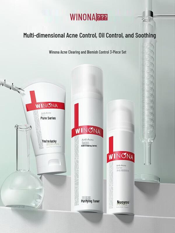 Winona Akneklärendes 3-teiliges Hautpflege-Set