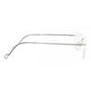 Rimless Rectangle Shiny Gunmetal SmaRtbuy Collection Henny Rt 009 C3 Fashion Unisex Eyeglasses