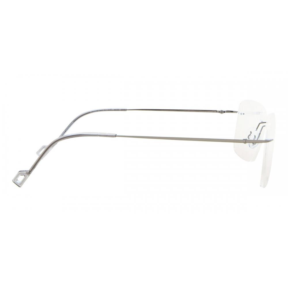 Rimless Rectangle Shiny Gunmetal SmaRtbuy Collection Henny Rt 009 C3 Fashion Unisex Eyeglasses