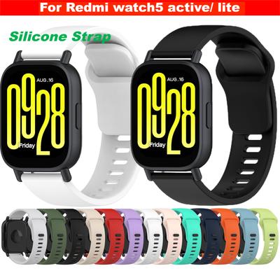 Siliconen horlogeband Voor Redmi Watch 5 Active smartwatch band Voor Redmi Watch 5 lite band Vervangbare polsband accessoires