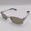 Used [Good Condition] SAMURAI SHO S09-Y5 Sunglasses Titanium Silver Half Rim Men's First Generation Out of Print