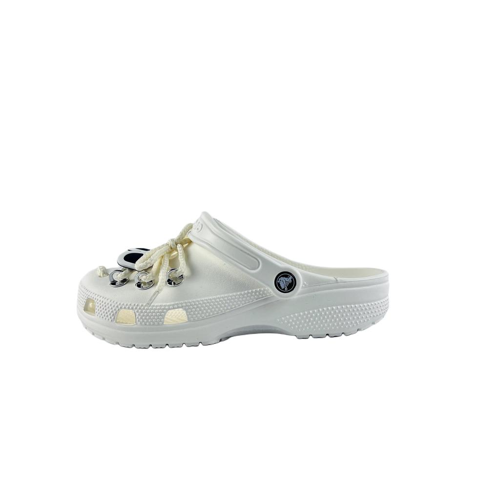 Crocs Classic clog EVA Fashion and Versatile Comfortable Casual Classic Beach Commuter Outdoor Hole Shoes Unisex White