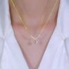 Fully-drilled Personality Brilliant Necklace for Women's New Temperament Versatile Collarbone Chain
