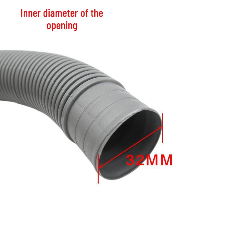Universal Automatic Washing Machine Drain Hose Extension - Flexible, Anti-Odor Discharge Tube