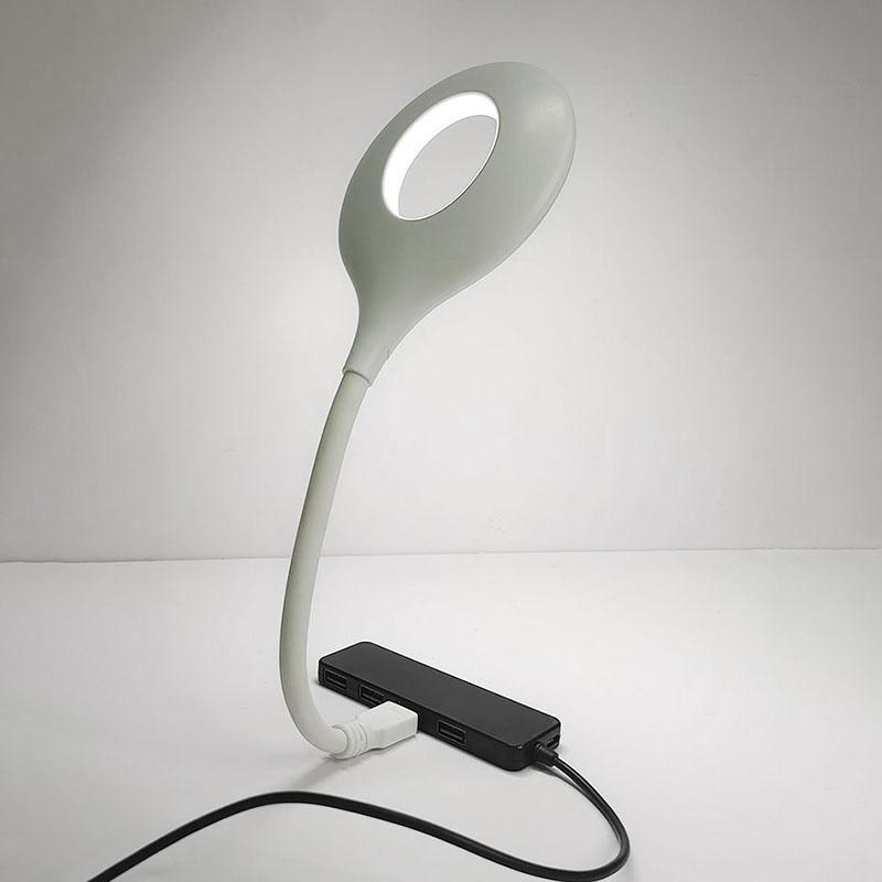 Mini Tragbare Studie Lesen Nacht Licht 5V Dc USB Schreibtisch Runde Tastatur Lampe Nachttisch Weiße Lampe Augenschutz Für computer Pc