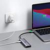 Ugreen 6-in-1 USB-C Hub: Dual USB 3.2 Gen 1, 4K HDMI 60Hz, SD/TF Card Reader, 100W PD Charging - Gray (60384 CM511)