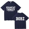 Khamzat Chimaev Logo Double Sided Print T-shirts Men Women Fashion Casual Oversized T Shirts Men's Hip Hop Vintage Streetwear