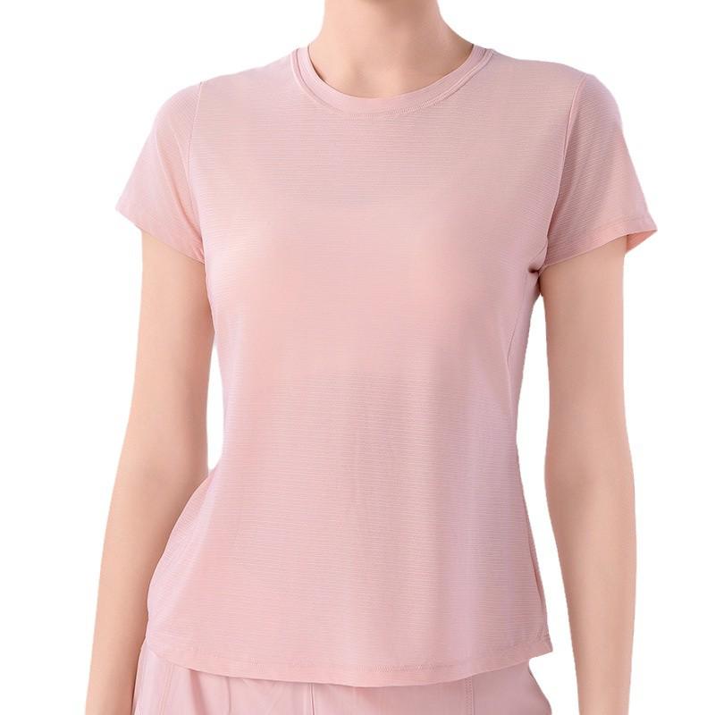 Summer Mesh Quick-Dry Yoga Short Sleeves - Thin, Elastic, Cool & Breathable
