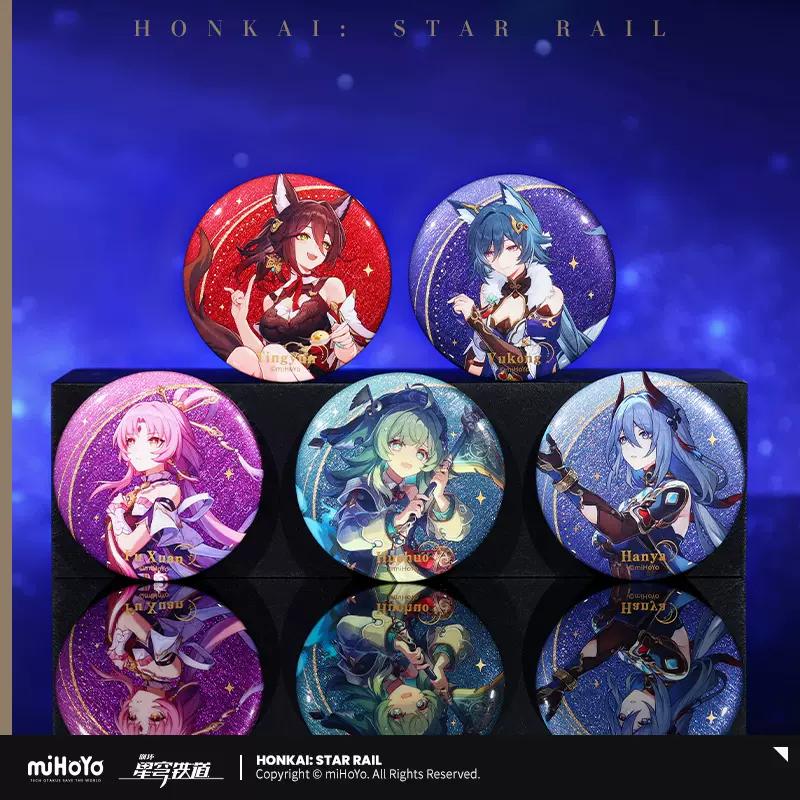 Sunsyea Honkai Star Rail Official Merch miHoYo Original Authentic XJLX Series Badge Vol.1 Dan Heng Blade Kafka Dr. Ratio