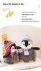 Winter Cute Hooded Penguin Plush Scarf Toy for Girls - Perfect Birthday Gift