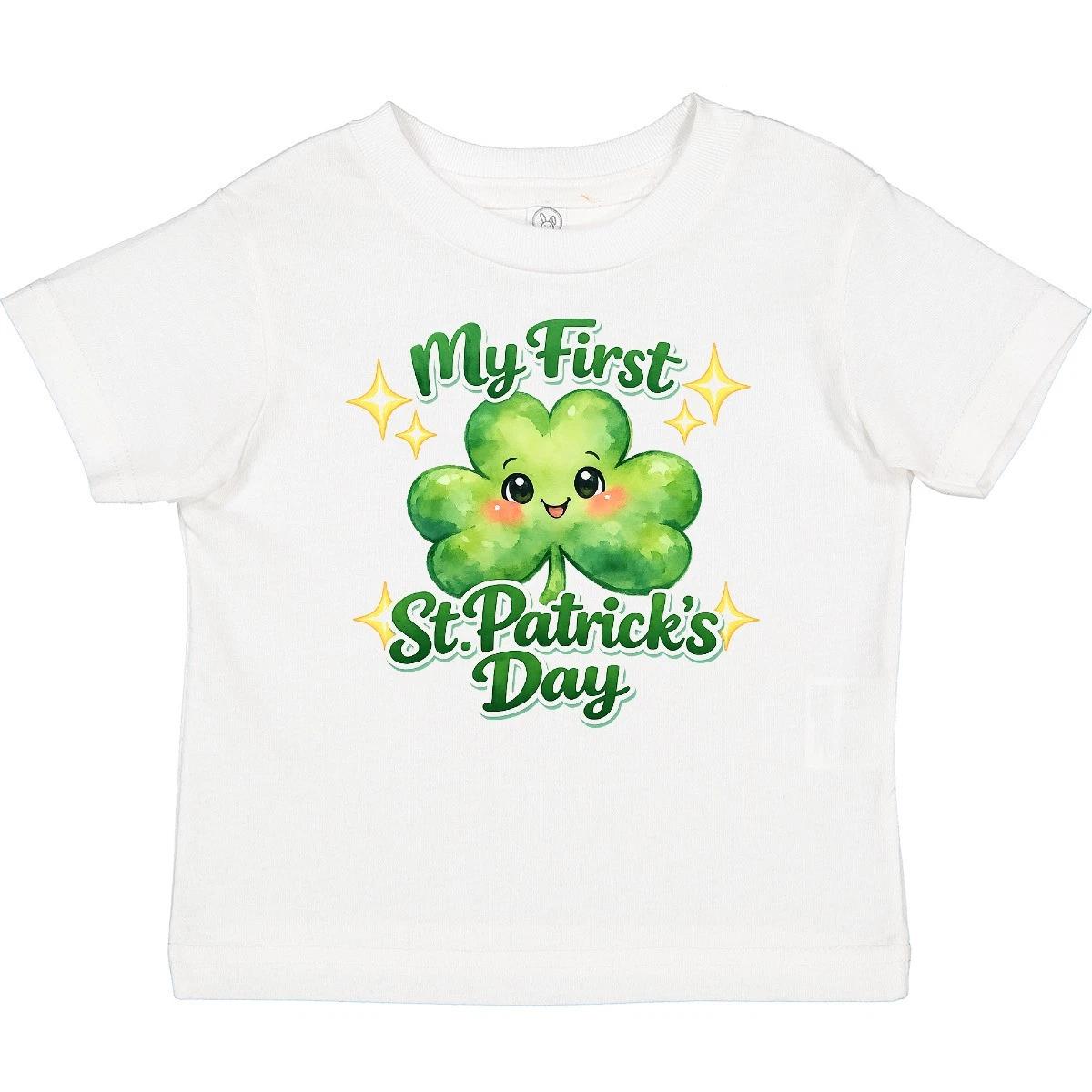 

Inktastic My First St. Patrick s Day Shamrock Baby kids boys T-Shirt Irish Infant Tees 130