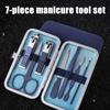Blue Stainless Steel Nail Clippers Combination Pedicure Nail Clippers Gift Box