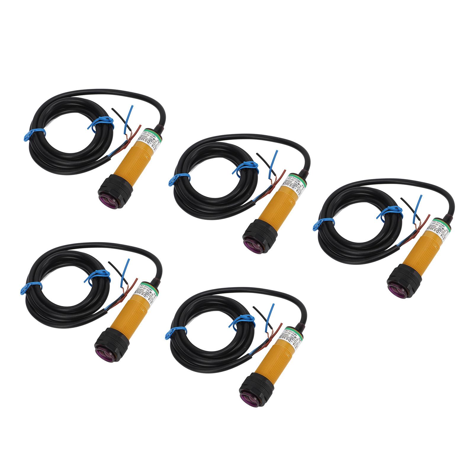 

5Pcs Infrared Photoelectric Switch Sensor Obstacle Avoidance for Smart Robot 10‑36VDC