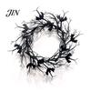 Halloween Party Decor Thorns Wreath, Realistic Spiked Branches, Horror Theme Decoration, Eerie Decoration Dead Branch Spooky for Haunted House Wreath