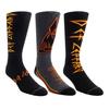 Def Leppard Unisex Adult Logos Crew Socks (Pack of 3)