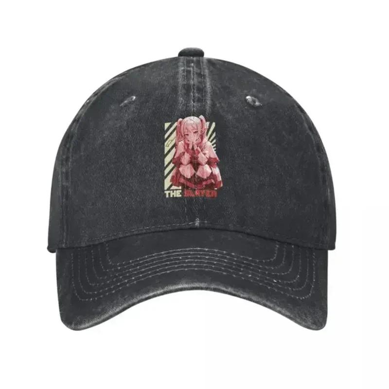 The Slayer Frieren At The Funeral Baseball Cap Vintage Distressed Denim Anime Girl Headwear Unisex Outdoor Unstructured Soft Hat