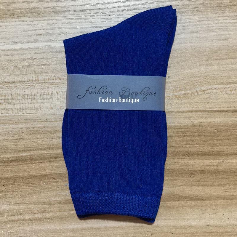 Women's 2025 Dopamine Dance Socks: Colorful, Scrunched Cotton Mid-Calf Socks for All Seasons