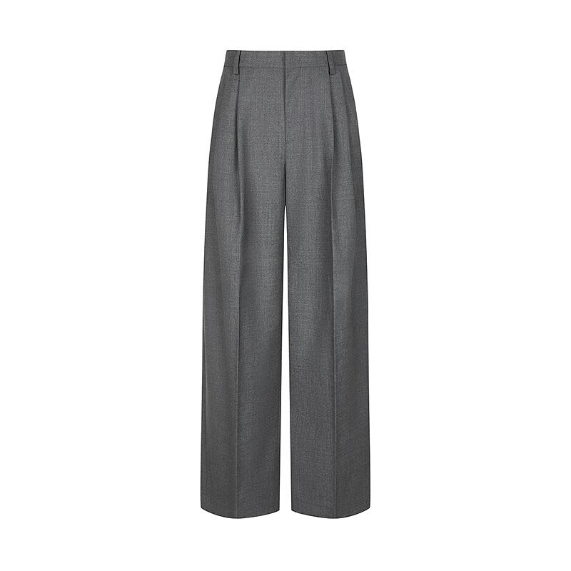JNBY 25 Fall 100% Wool Loose Wide-Leg Casual Pants